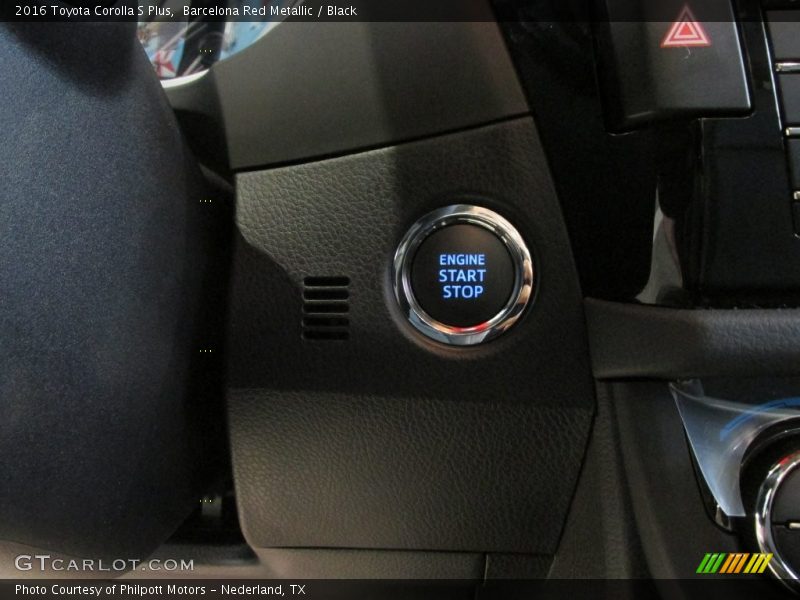 Barcelona Red Metallic / Black 2016 Toyota Corolla S Plus