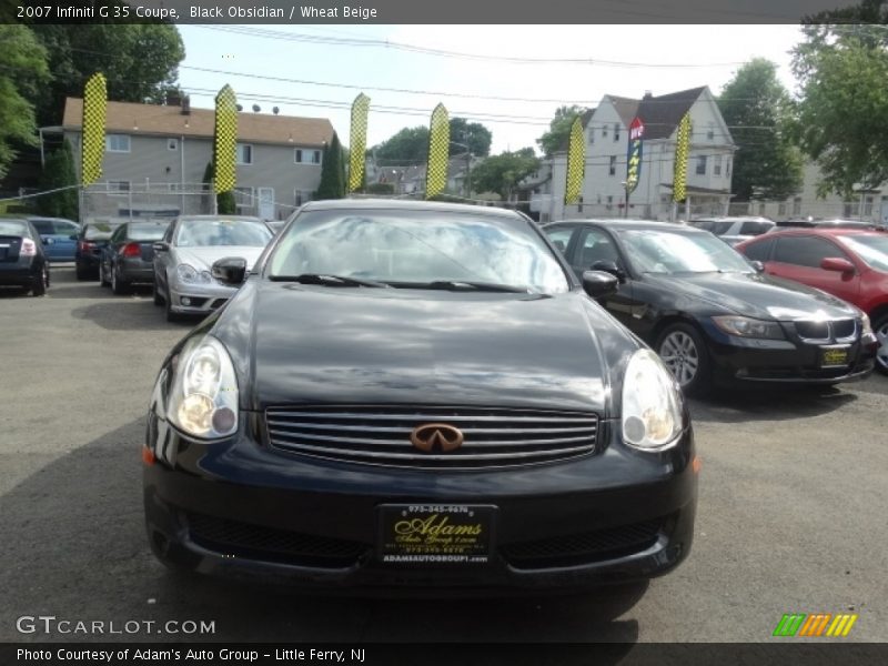 Black Obsidian / Wheat Beige 2007 Infiniti G 35 Coupe