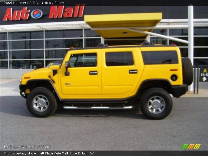 Yellow / Ebony 2006 Hummer H2 SUV