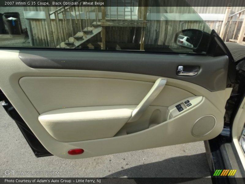 Black Obsidian / Wheat Beige 2007 Infiniti G 35 Coupe