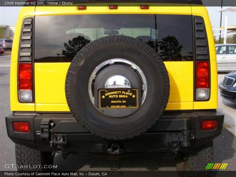 Yellow / Ebony 2006 Hummer H2 SUV