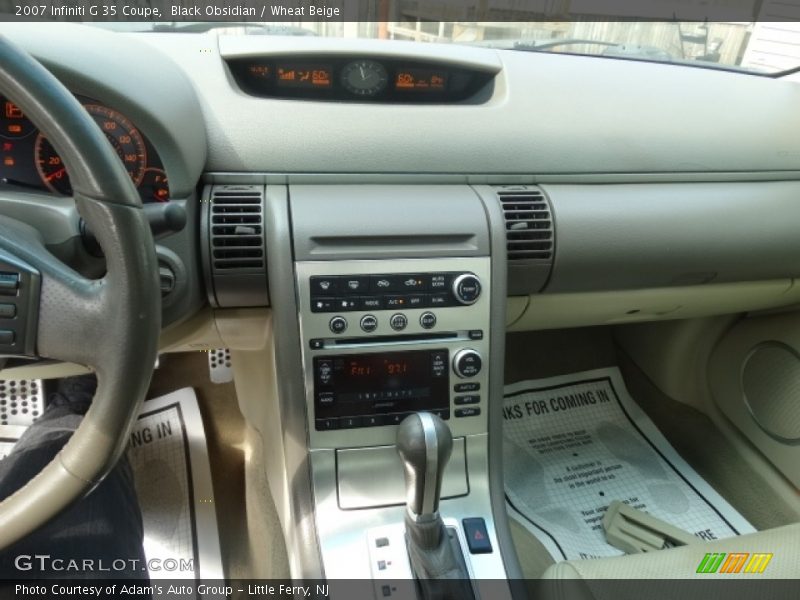 Black Obsidian / Wheat Beige 2007 Infiniti G 35 Coupe