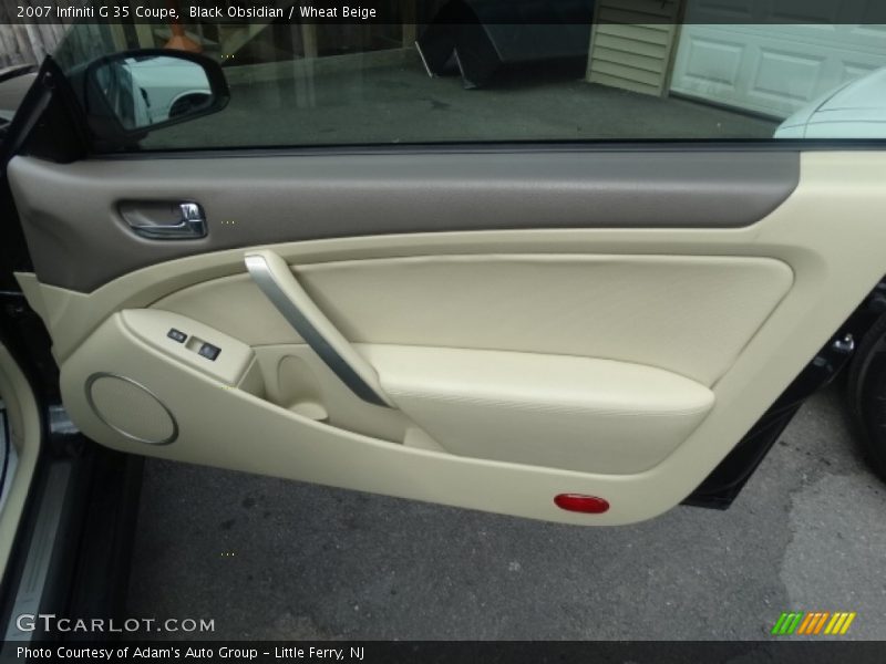 Black Obsidian / Wheat Beige 2007 Infiniti G 35 Coupe