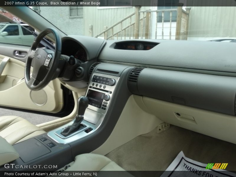 Black Obsidian / Wheat Beige 2007 Infiniti G 35 Coupe
