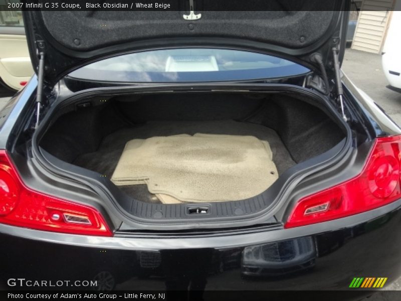 Black Obsidian / Wheat Beige 2007 Infiniti G 35 Coupe