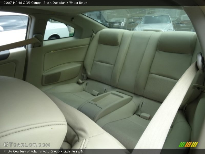 Black Obsidian / Wheat Beige 2007 Infiniti G 35 Coupe