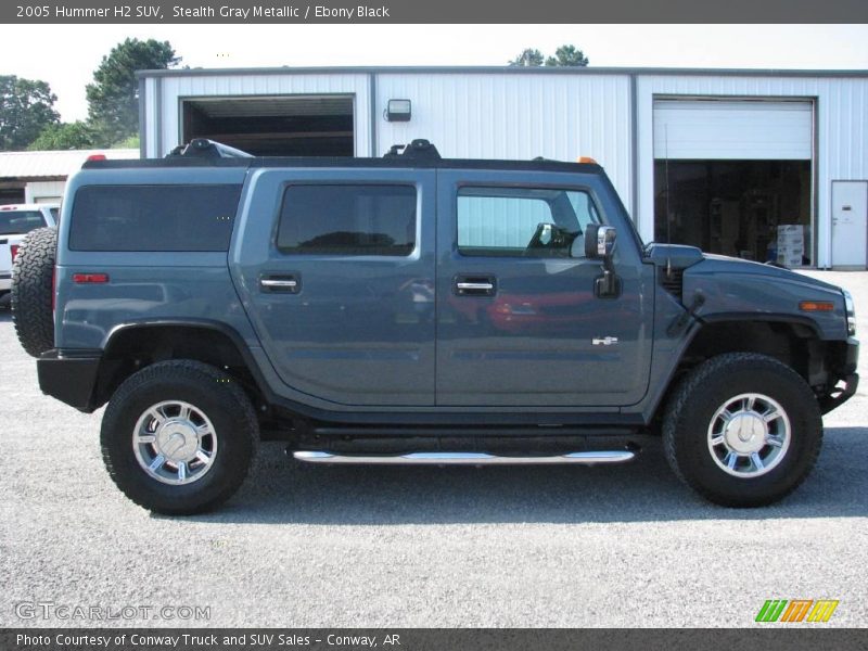 Stealth Gray Metallic / Ebony Black 2005 Hummer H2 SUV