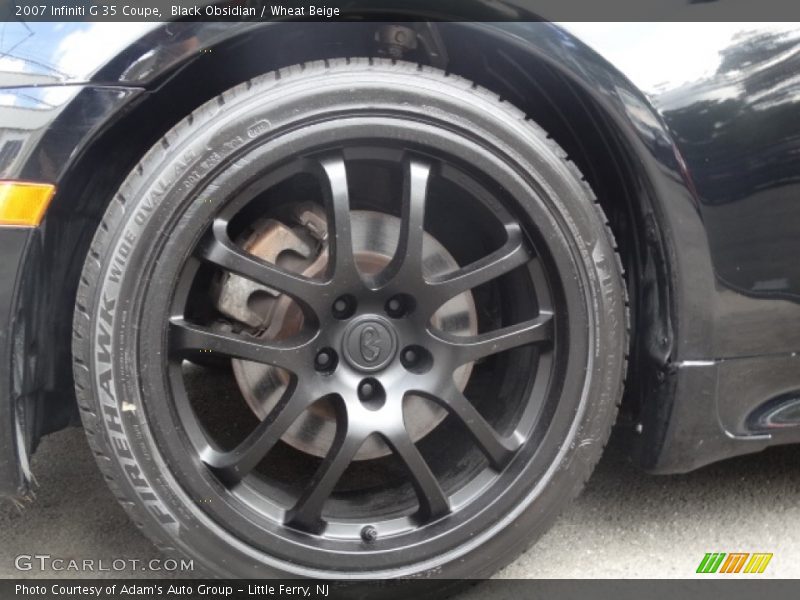 Black Obsidian / Wheat Beige 2007 Infiniti G 35 Coupe