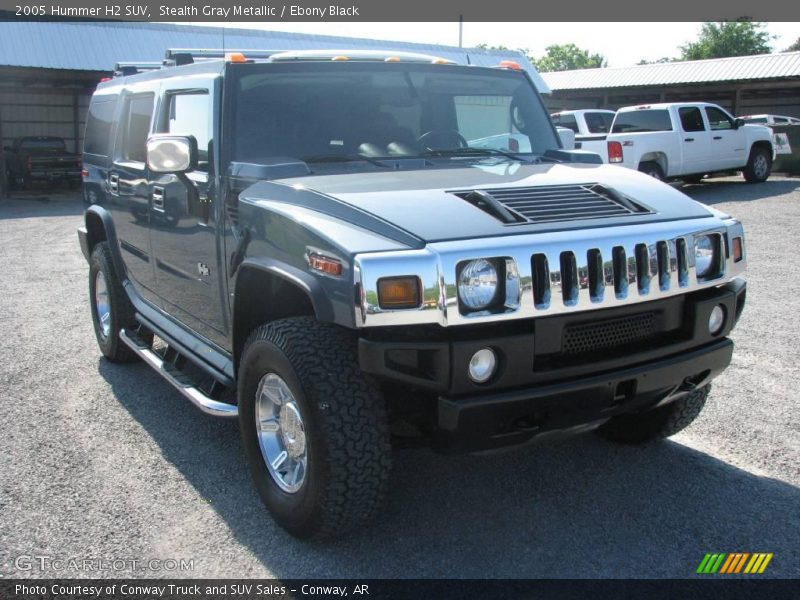 Stealth Gray Metallic / Ebony Black 2005 Hummer H2 SUV