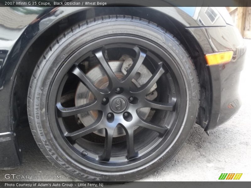 Black Obsidian / Wheat Beige 2007 Infiniti G 35 Coupe