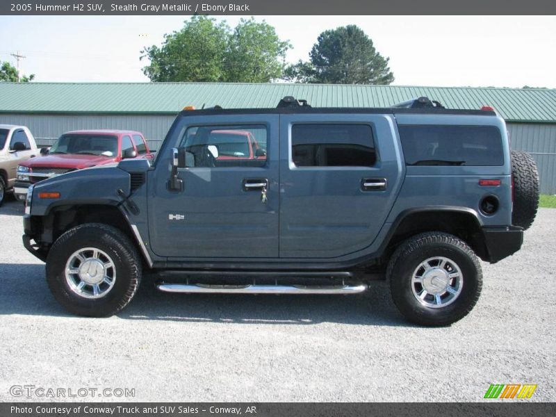 Stealth Gray Metallic / Ebony Black 2005 Hummer H2 SUV