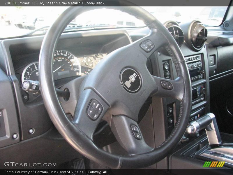Stealth Gray Metallic / Ebony Black 2005 Hummer H2 SUV