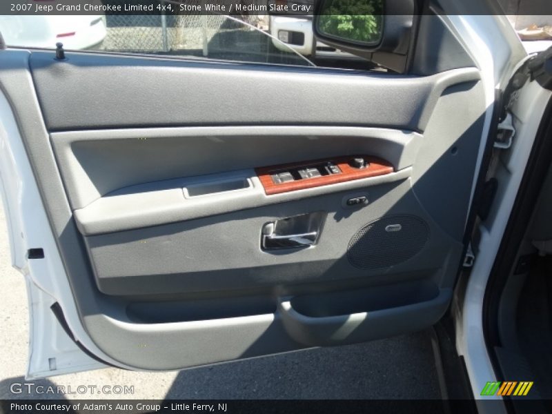Stone White / Medium Slate Gray 2007 Jeep Grand Cherokee Limited 4x4