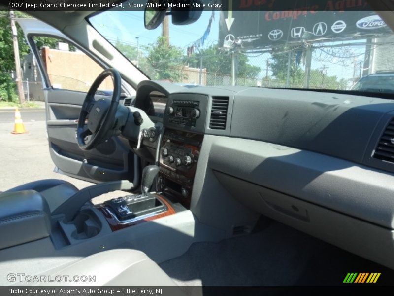 Stone White / Medium Slate Gray 2007 Jeep Grand Cherokee Limited 4x4