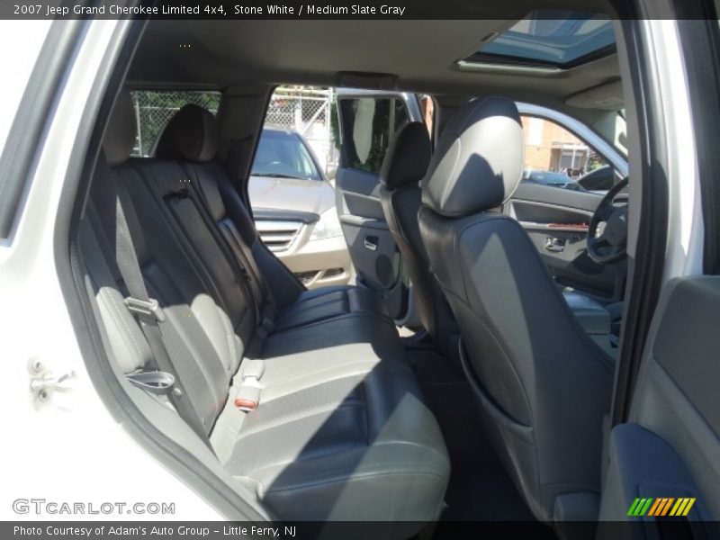 Stone White / Medium Slate Gray 2007 Jeep Grand Cherokee Limited 4x4