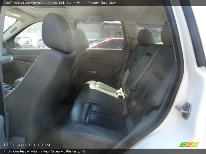 Stone White / Medium Slate Gray 2007 Jeep Grand Cherokee Limited 4x4