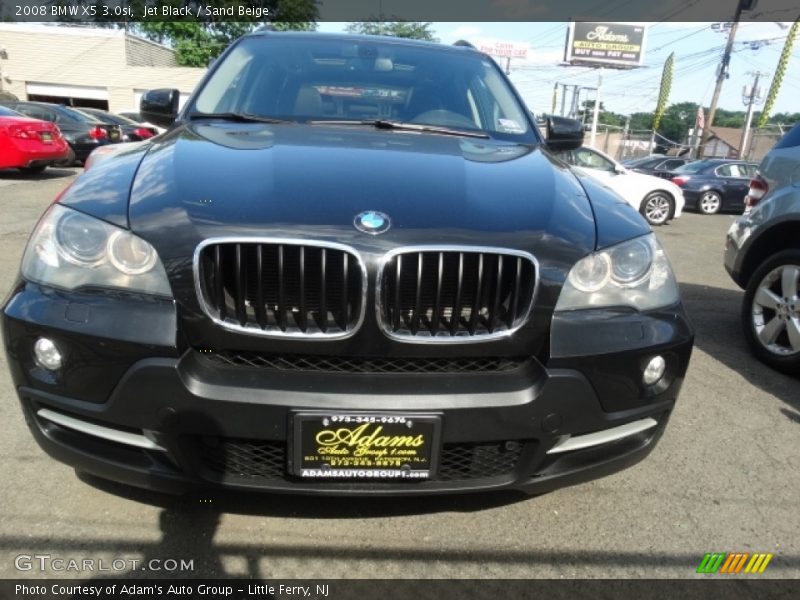 Jet Black / Sand Beige 2008 BMW X5 3.0si