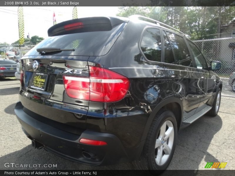 Jet Black / Sand Beige 2008 BMW X5 3.0si