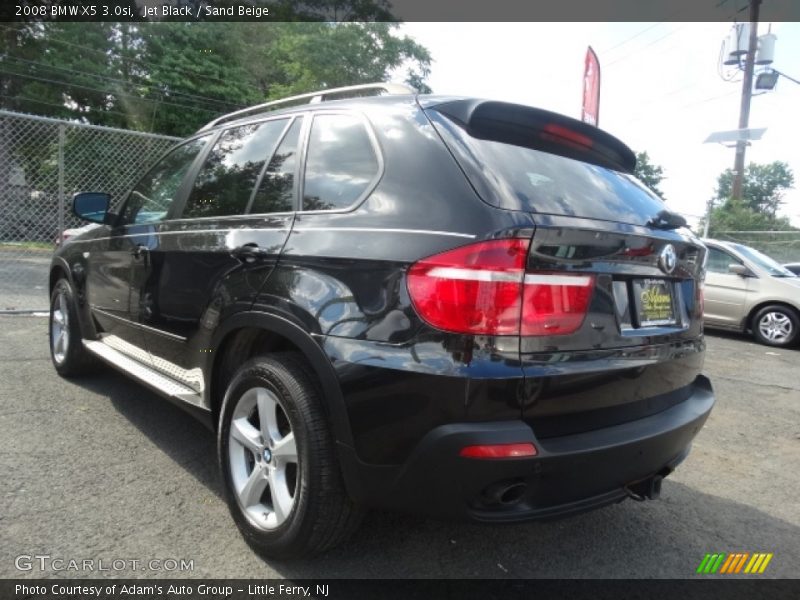 Jet Black / Sand Beige 2008 BMW X5 3.0si