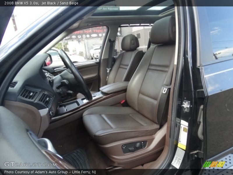 Jet Black / Sand Beige 2008 BMW X5 3.0si