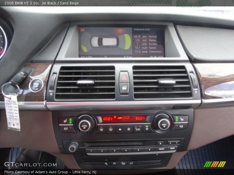 Jet Black / Sand Beige 2008 BMW X5 3.0si