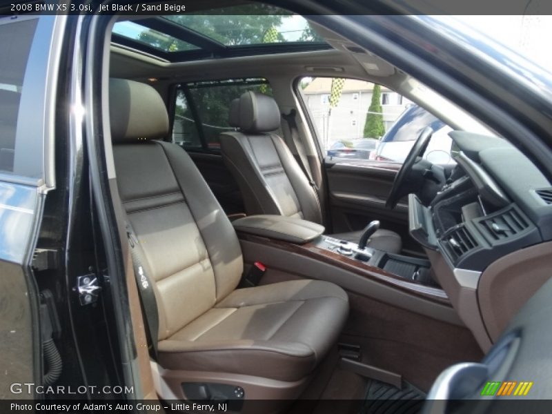Jet Black / Sand Beige 2008 BMW X5 3.0si