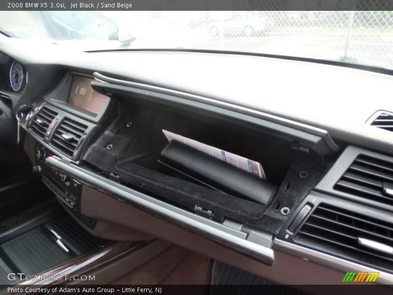 Jet Black / Sand Beige 2008 BMW X5 3.0si