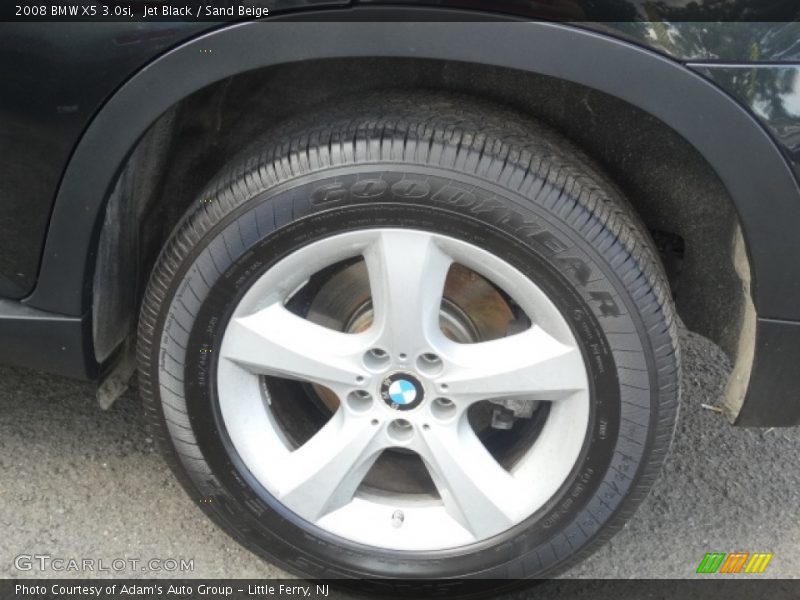 Jet Black / Sand Beige 2008 BMW X5 3.0si