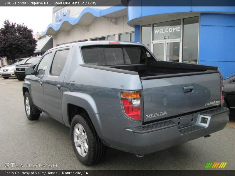 Steel Blue Metallic / Gray 2006 Honda Ridgeline RTS