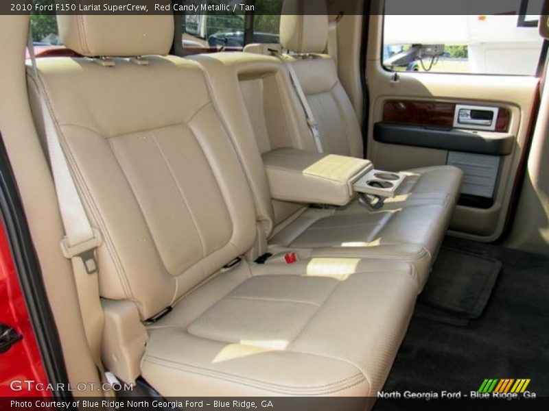 Red Candy Metallic / Tan 2010 Ford F150 Lariat SuperCrew