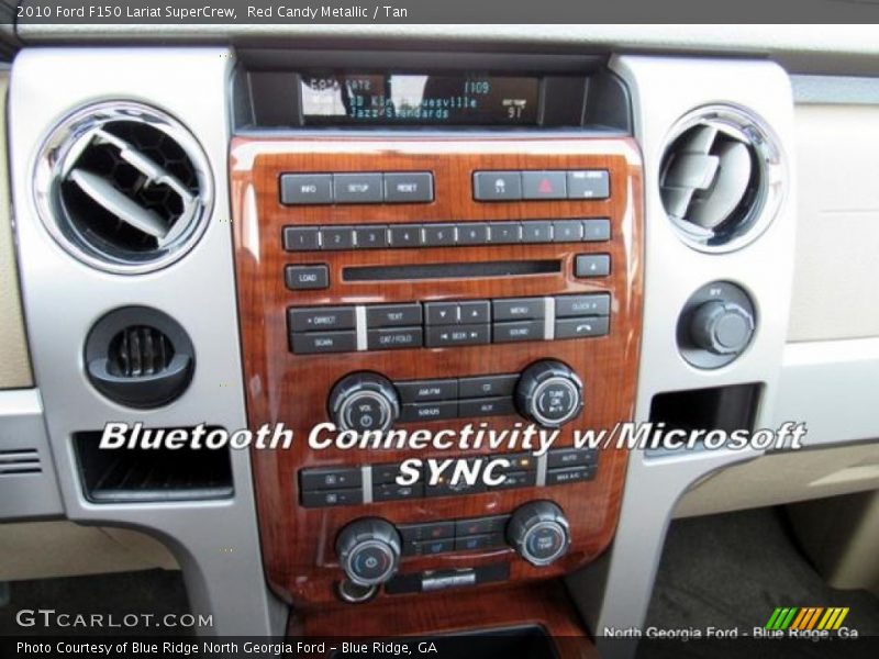 Red Candy Metallic / Tan 2010 Ford F150 Lariat SuperCrew