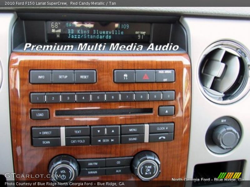 Red Candy Metallic / Tan 2010 Ford F150 Lariat SuperCrew