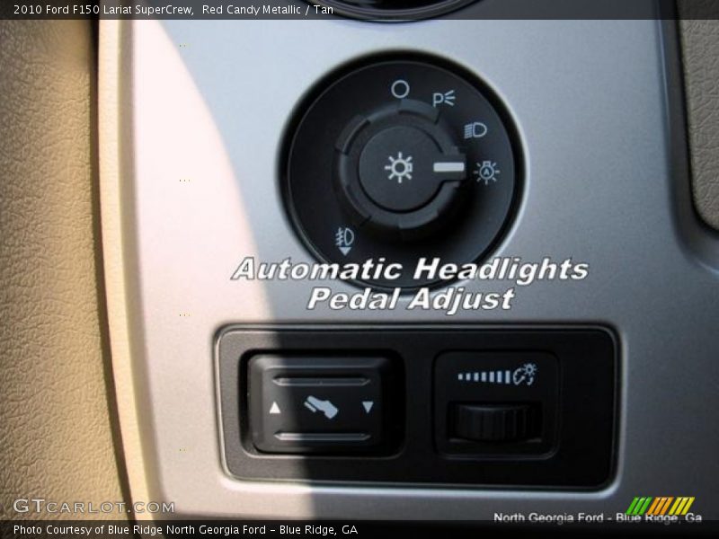 Red Candy Metallic / Tan 2010 Ford F150 Lariat SuperCrew