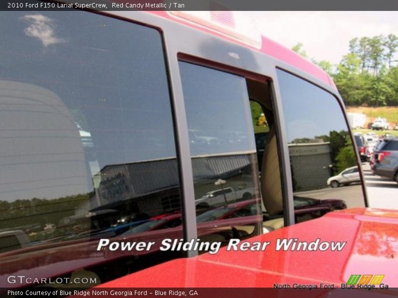 Red Candy Metallic / Tan 2010 Ford F150 Lariat SuperCrew
