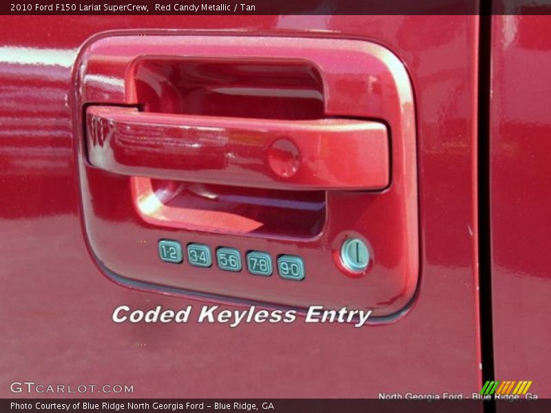 Red Candy Metallic / Tan 2010 Ford F150 Lariat SuperCrew