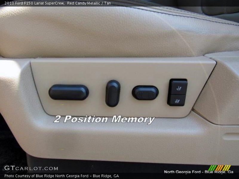 Red Candy Metallic / Tan 2010 Ford F150 Lariat SuperCrew