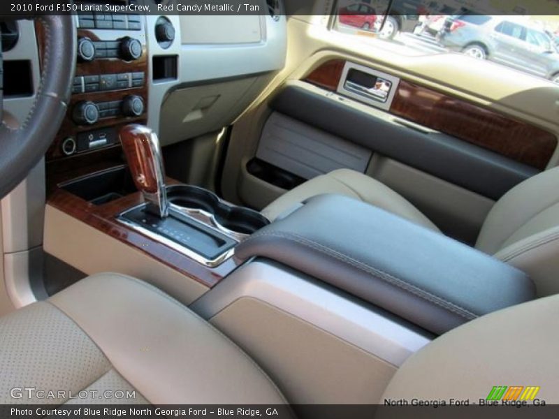 Red Candy Metallic / Tan 2010 Ford F150 Lariat SuperCrew
