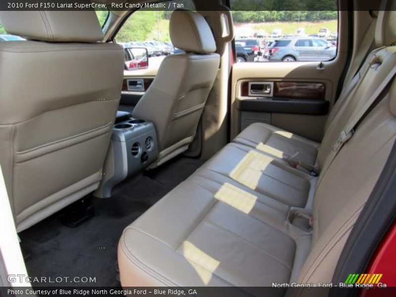 Red Candy Metallic / Tan 2010 Ford F150 Lariat SuperCrew