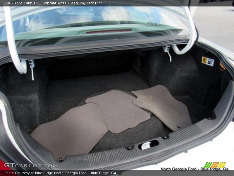 Vibrant White / Medium/Dark Flint 2007 Ford Taurus SE