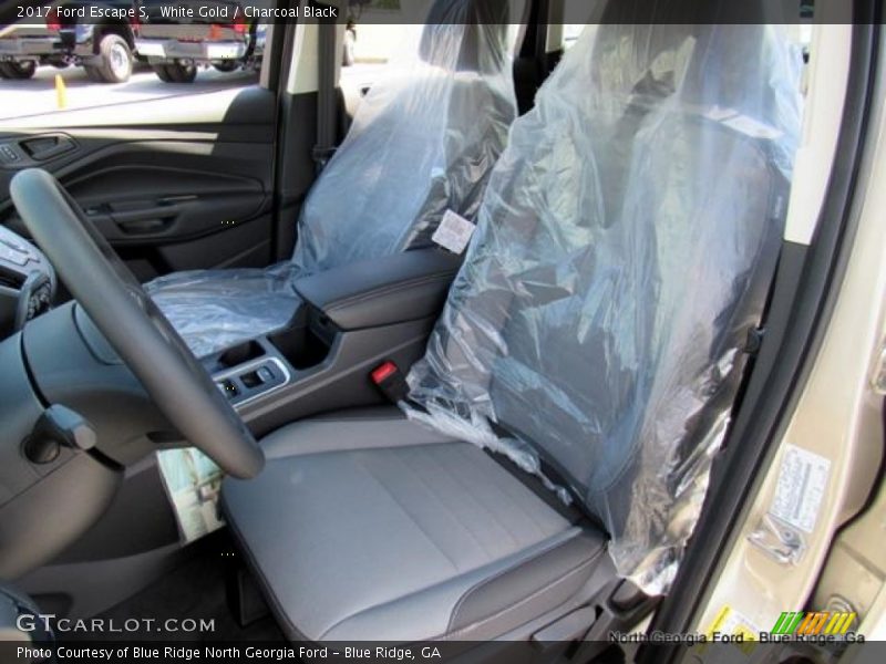White Gold / Charcoal Black 2017 Ford Escape S