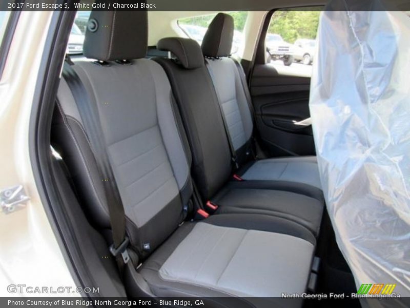White Gold / Charcoal Black 2017 Ford Escape S