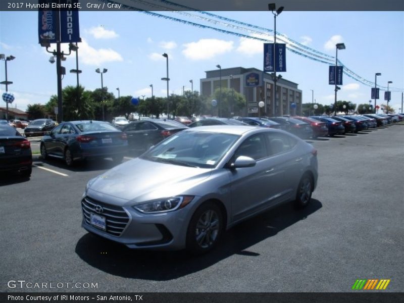 Gray / Gray 2017 Hyundai Elantra SE