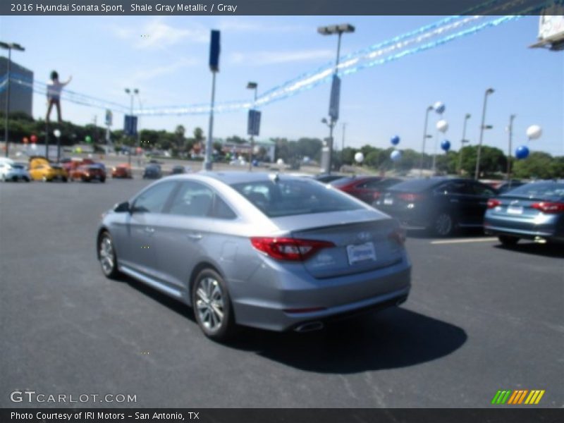 Shale Gray Metallic / Gray 2016 Hyundai Sonata Sport