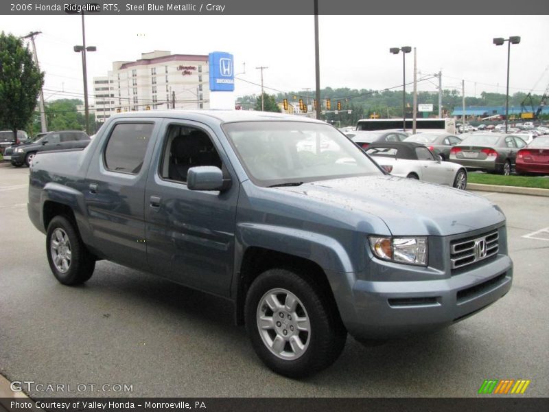 Steel Blue Metallic / Gray 2006 Honda Ridgeline RTS