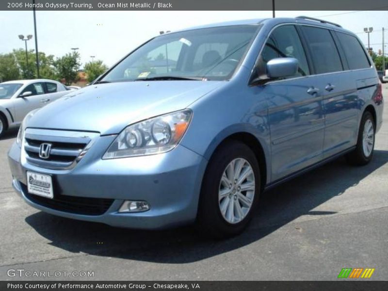 Ocean Mist Metallic / Black 2006 Honda Odyssey Touring