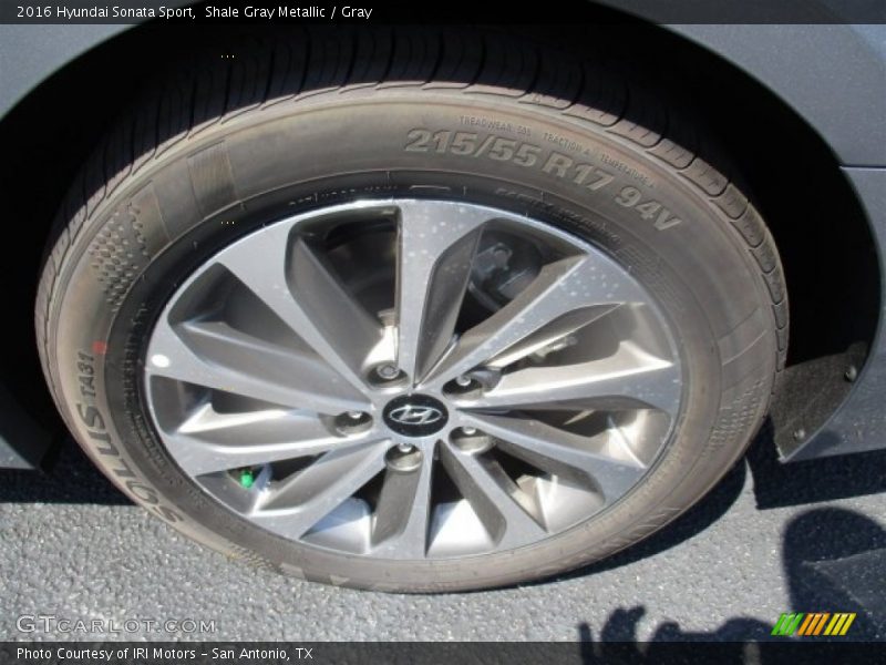 Shale Gray Metallic / Gray 2016 Hyundai Sonata Sport
