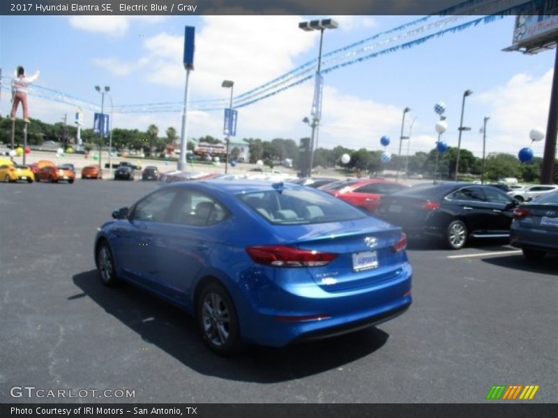 Electric Blue / Gray 2017 Hyundai Elantra SE