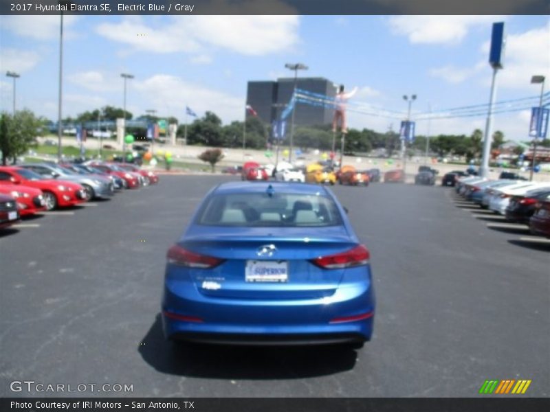 Electric Blue / Gray 2017 Hyundai Elantra SE