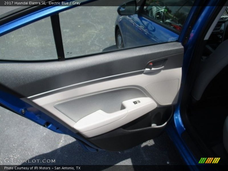 Electric Blue / Gray 2017 Hyundai Elantra SE