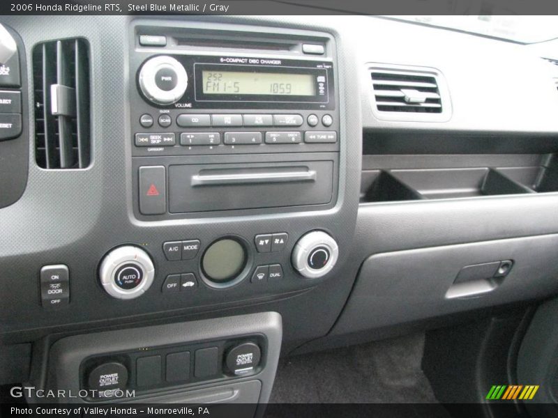 Steel Blue Metallic / Gray 2006 Honda Ridgeline RTS